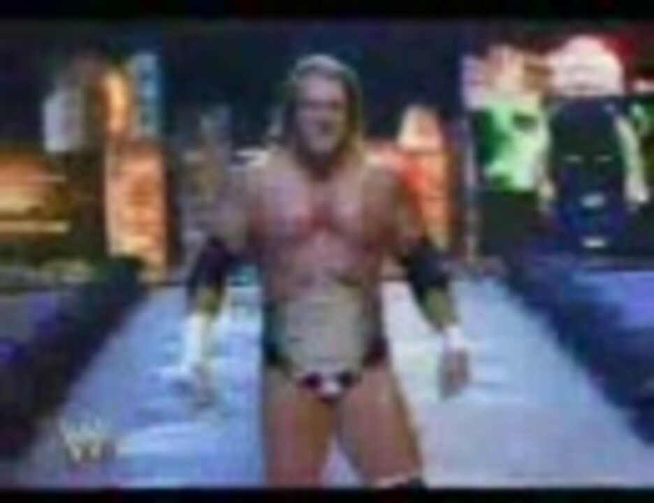 WWE HHH VS クリス・べノワ VS HBK 世界王座戦 レッスルマニア