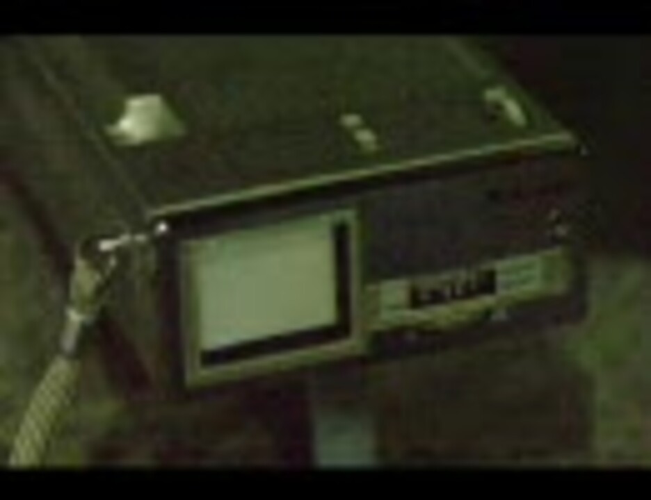30年前の白黒ポータブルテレビの電源を入れてみた - ニコニコ動画