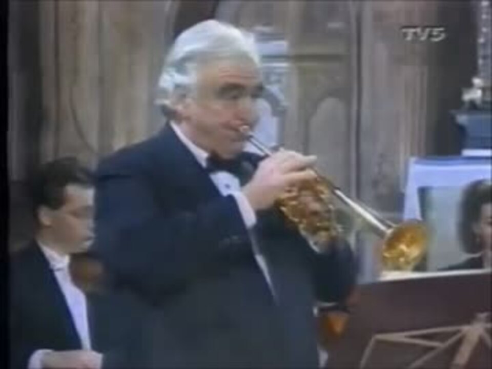 ①トランペット黄金時代 モーリス・アンドレ②フルートの黄金時代 Trumpet Concerto in E-Flat, H. VIIe No. 1: III. Allegro - モーリス