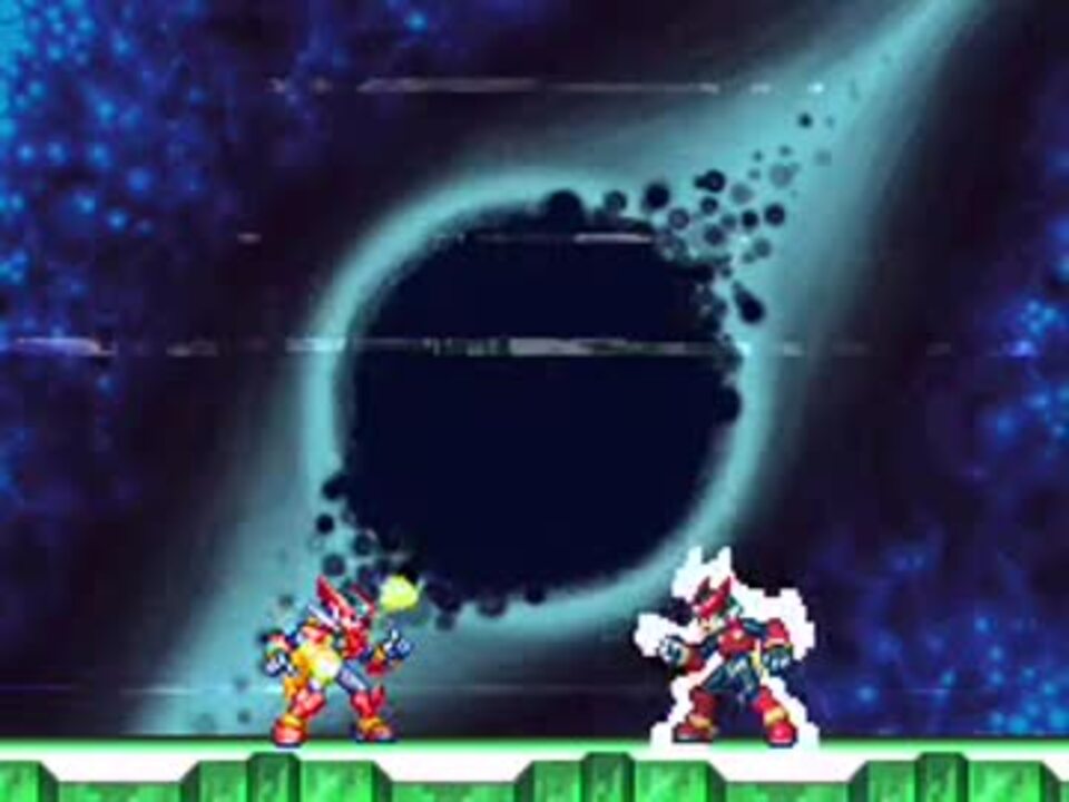 ロックマンゼクス「エリアN-1 オメガ戦」（モデルチェンジ有