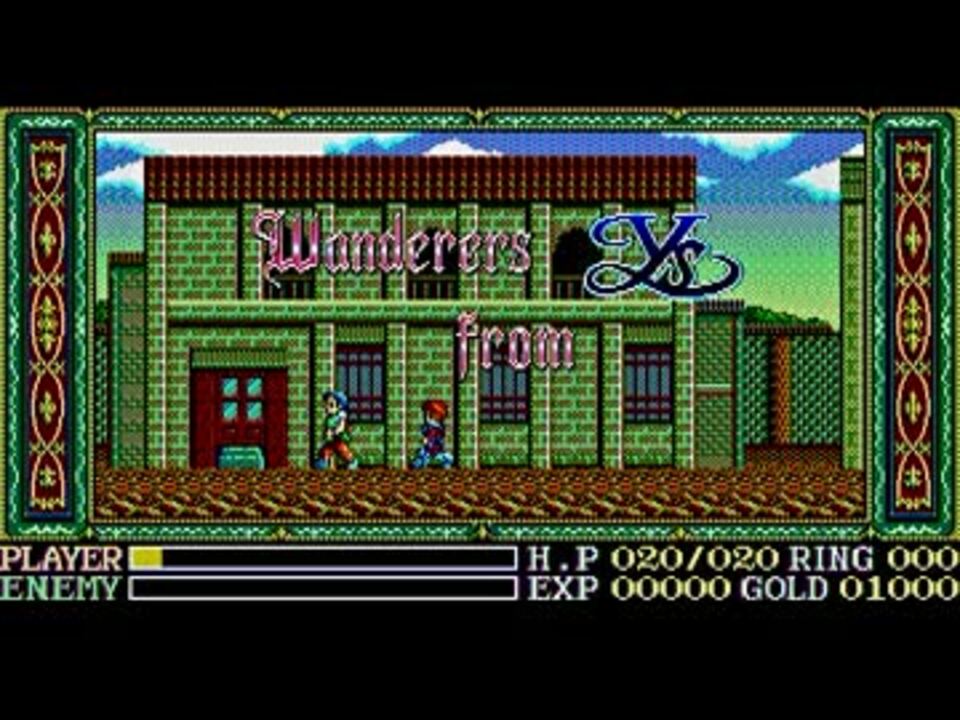 PC-88/OP] イース3 ワンダラーズ フロム イース/Ys-III