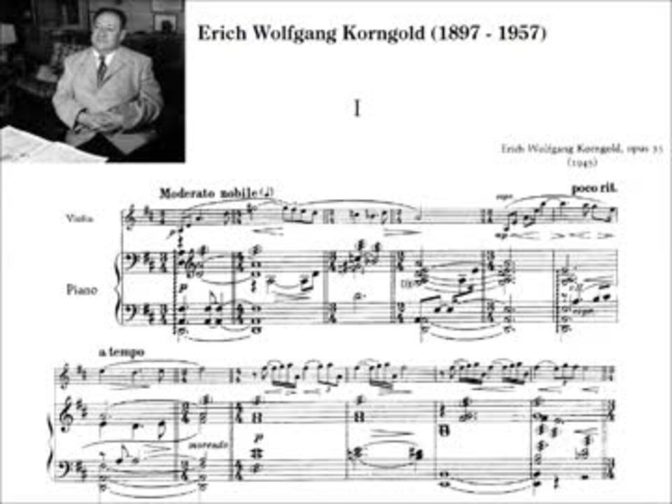 E.W.Korngold - Concerto for violin and orchestra in D major