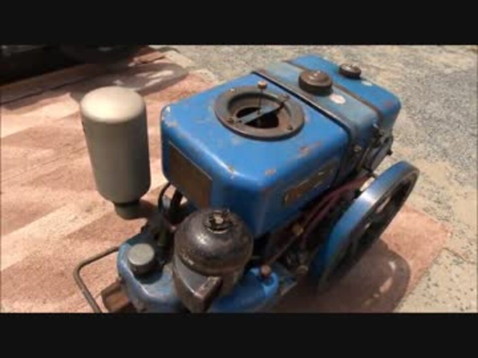 いにしえの発動機たち] 1955年頃 ニッコクエンジン 4CL型 6馬力