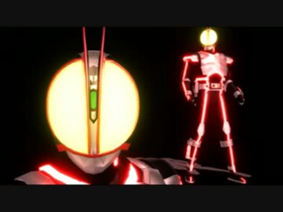 MMD練習】 仮面ライダー555 In a flash テロップ無し - ニコニコ動画