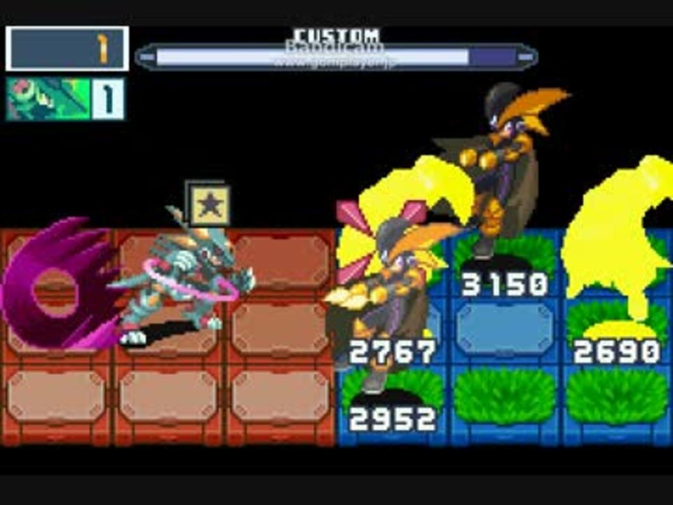 ゲームボーイアドバンス - ロックマンエグゼファルザー＆グレイガ　フォルテBXカード読み込み ゲームボーイアドバンス - ロックマンエグゼファルザー