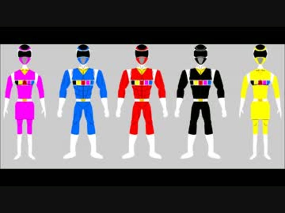 Power Rangers in Space OP - ニコニコ動画