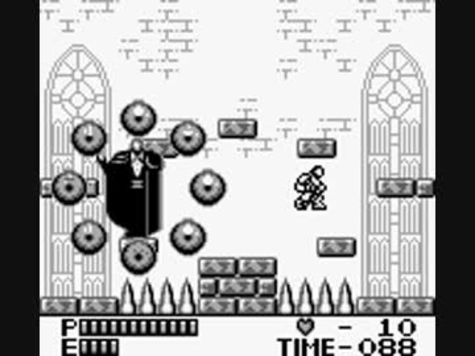 GBドラキュラ伝説Ⅱ ドラキュラと初期ムチで戦ってみた