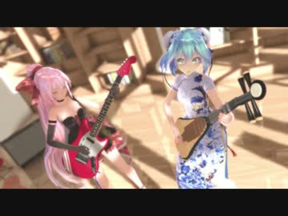【MMD】TDA式初音と巡音 で『Tell Your World』