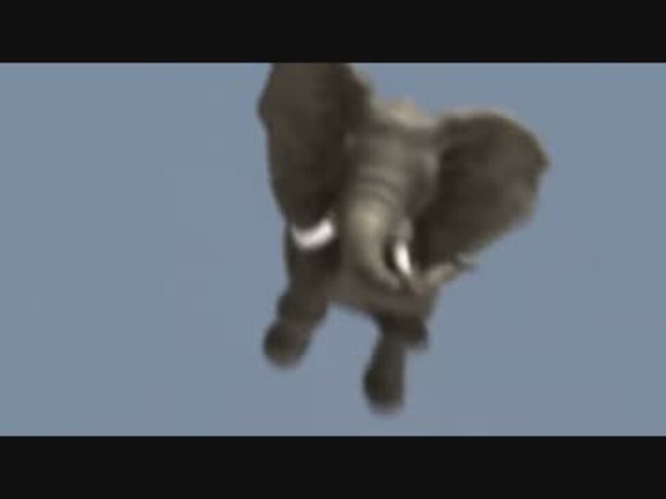 UMA？】空飛ぶゾウ - ニコニコ動画