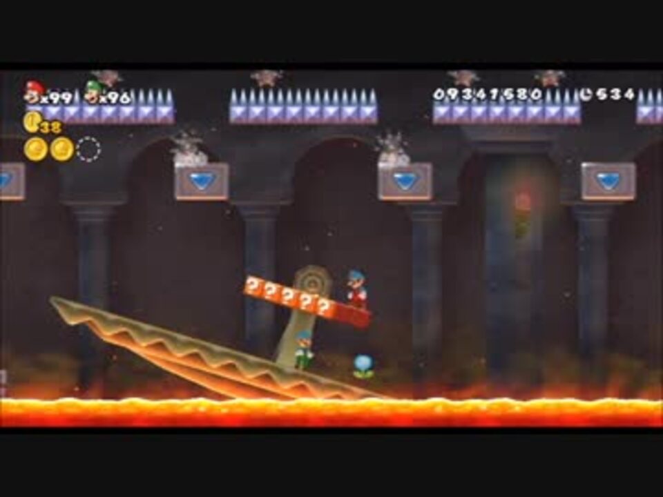 SMB.NewスーパーマリオブラザーズWii [51] WORLD 6-城