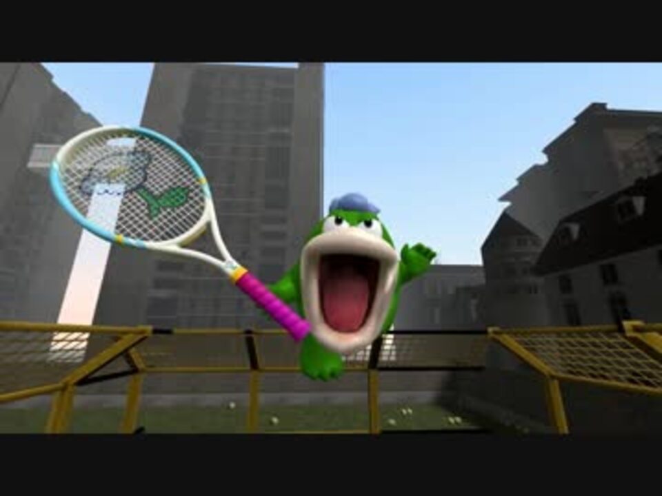 スーパーマリオ64]ステューピッドマリオテニスエース[マリオ