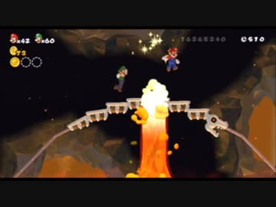 SMB.NewスーパーマリオブラザーズWii [69] WORLD 8-7 - ニコニコ動画
