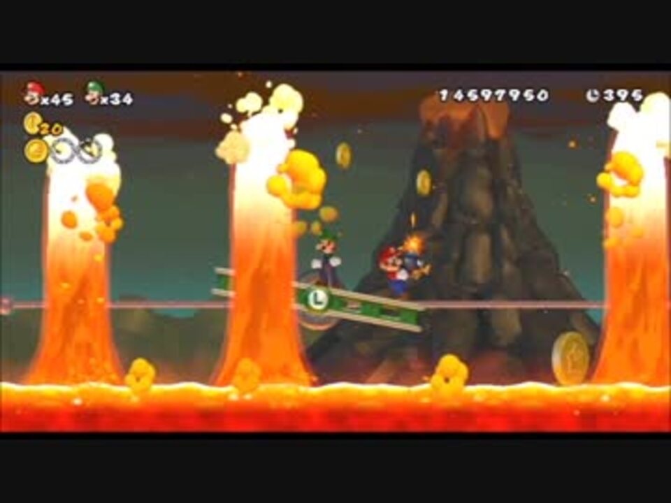 SMB.NewスーパーマリオブラザーズWii [67] WORLD 8-5 - ニコニコ動画