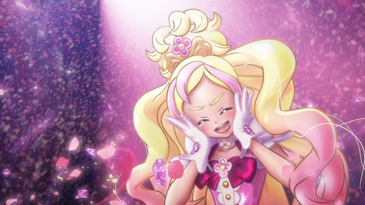 Go!プリンセスプリキュア 限定 ブロマイド キュアフローラ 最終回 Go！プリンセスプリキュア】場面写変身ブロマイドセット（4枚入