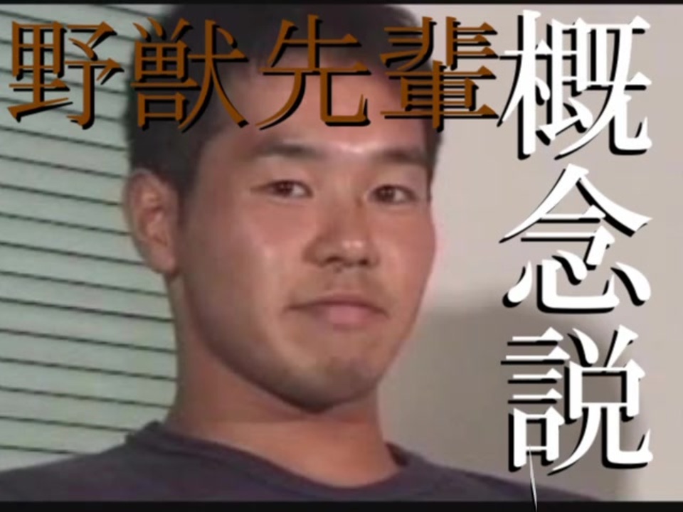 野獣先輩概念説