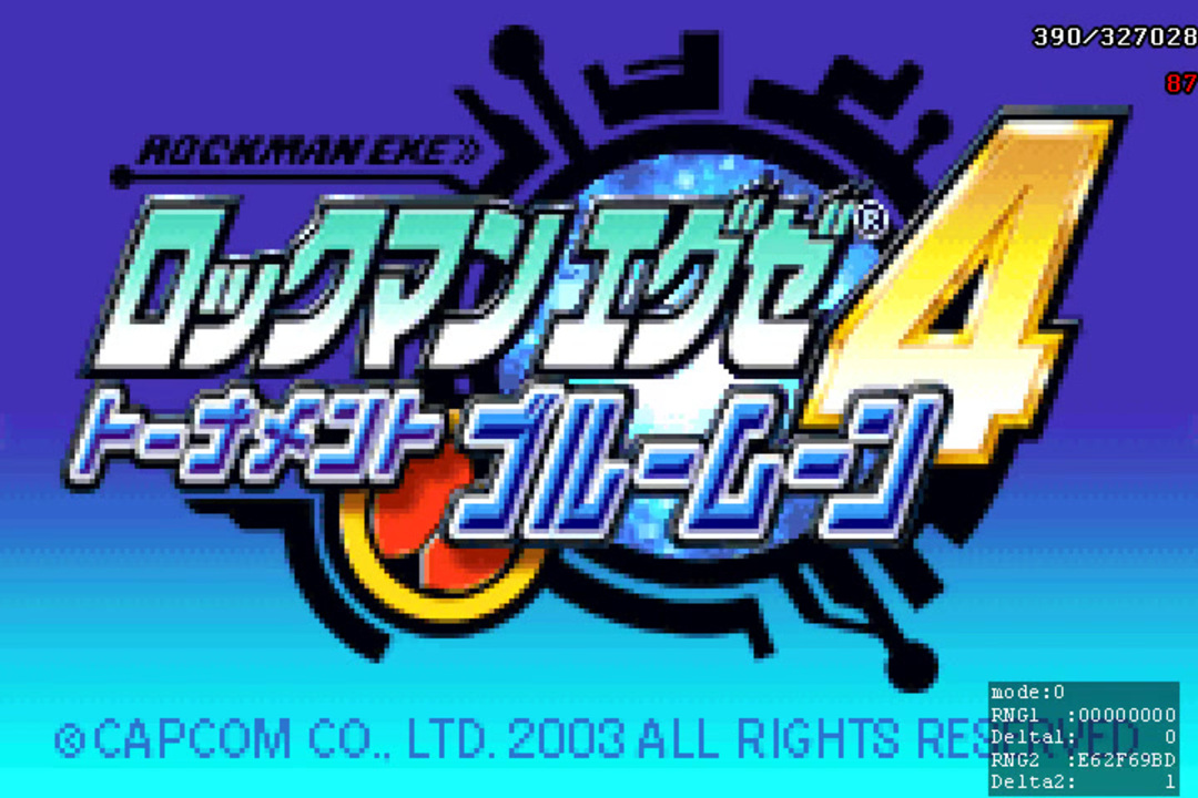 TAS】ロックマンエグゼ4 トーナメントブルームーン 1:31:15.333 TAS】ロックマンエグゼ4 トーナメントブルームーン 1:31:15.333