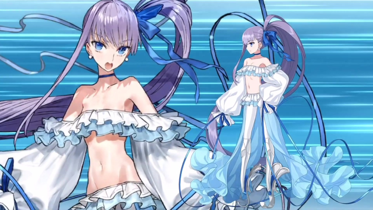 FGO最終再臨版】水着メルトリリス 宝具＋EXモーション スキル使用