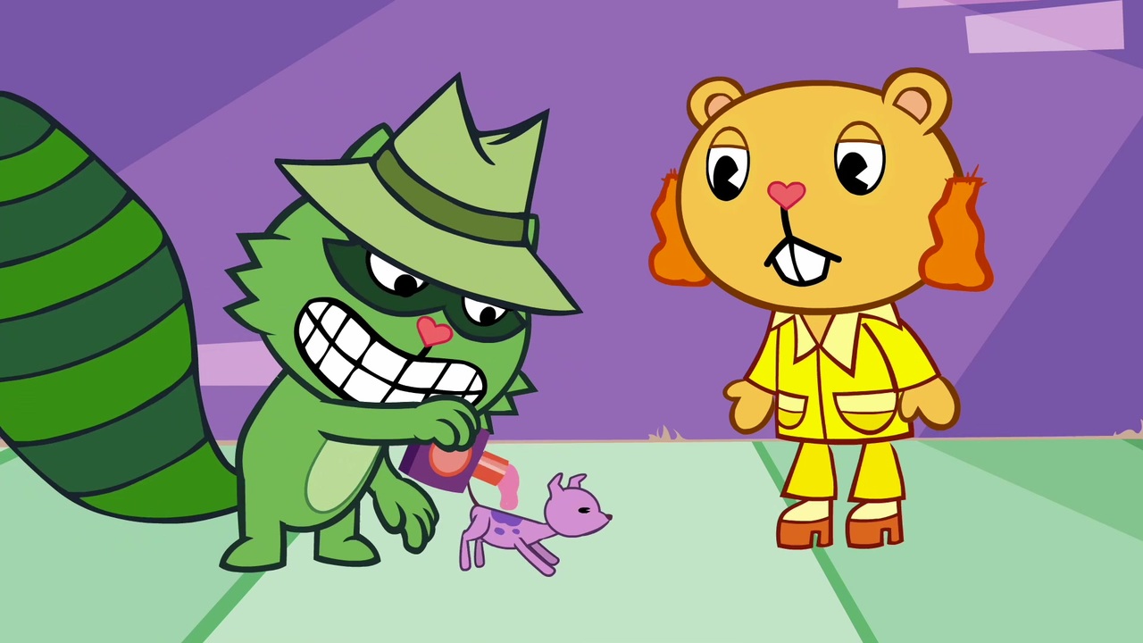 HAPPY TREE FRIENDS 公式設定設定画＆イラスト集 ハピツリ ハッピーツリーフレンズ公式設定画&イラスト集 - メルカリ