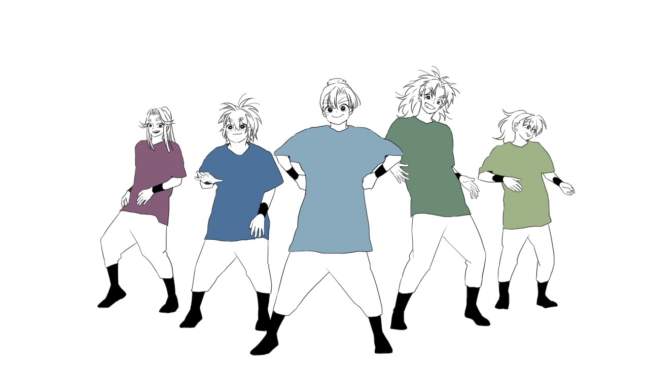 rkrn】体育委員会がラiビiッiトiを踊った【手l描lき】 - ニコニコ動画