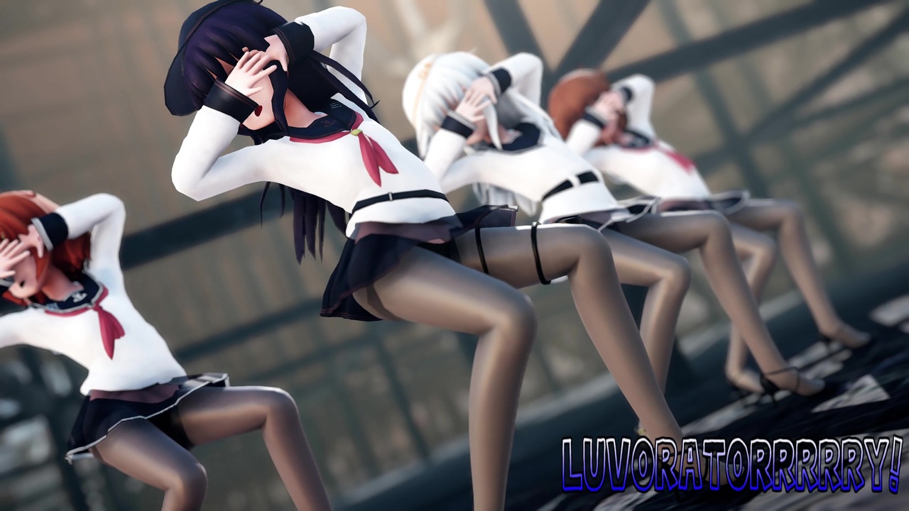 ノーパン パンスト MMD艦これ】第六駆逐隊でLUVORATORRRRRY! ノーパンパンストVer 歌詞つき - ニコニコ動画