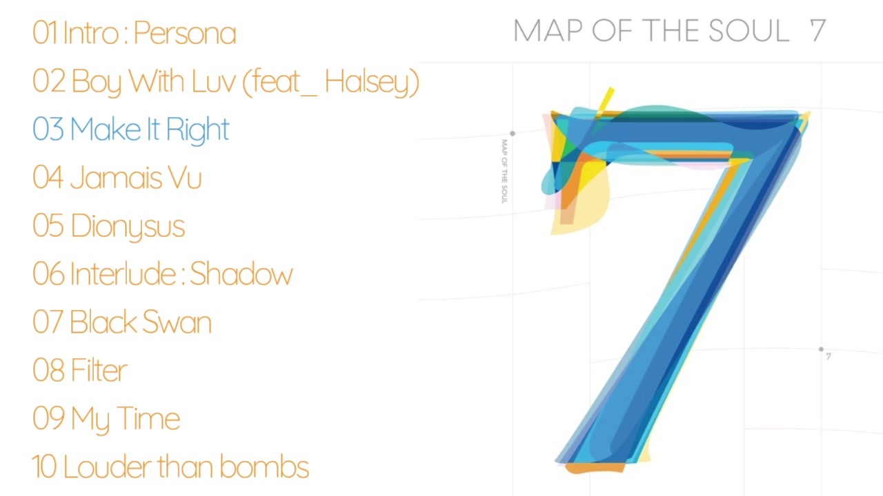 BTS 】MAP OF THE SOUL : 7 (1/2) [4TH FULL-LENGTH ALBUM]【防弾少年