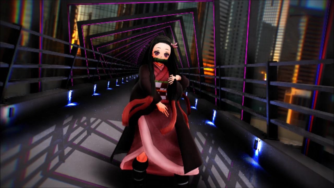 R18 MMD 禰豆子 