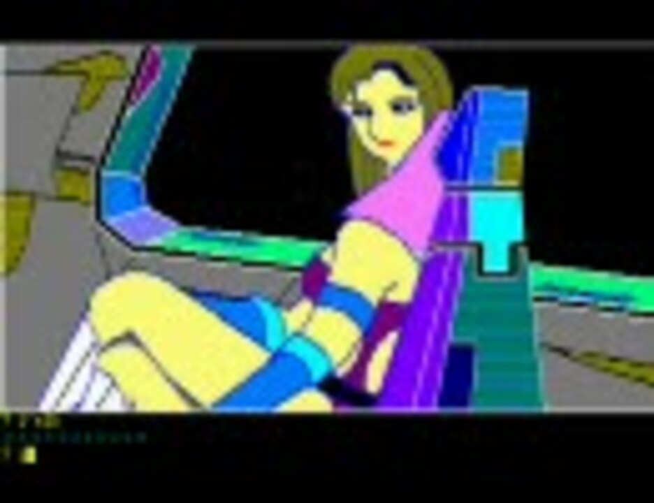 レトロゲーム】暗黒星雲 FM-7版 - ニコニコ動画