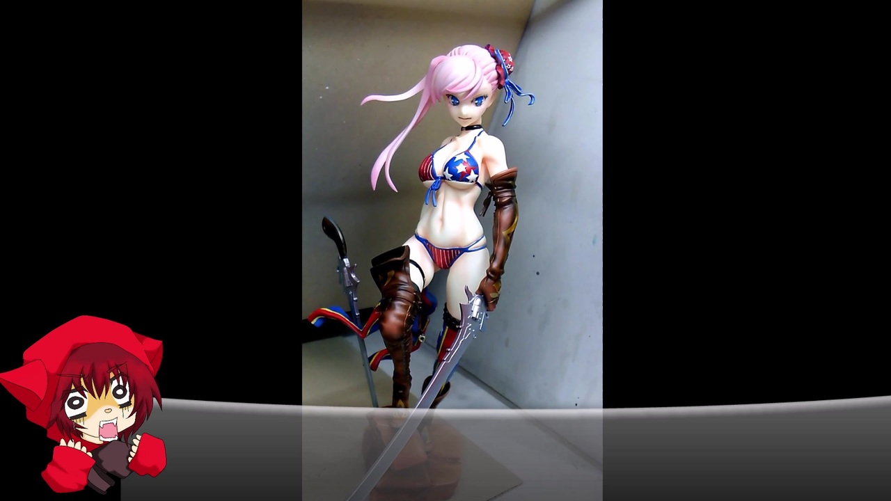 水着『武蔵ちゃん』のフィギュアを作る動画 ガレキの表面処理・組み立て・塗装 FGO