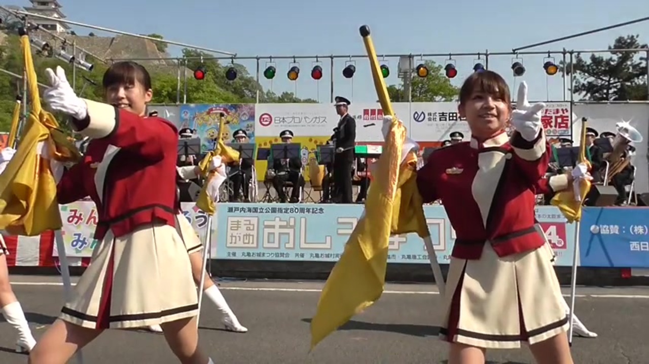 カラーガード エロ 香川県警音楽隊 カラーガード - ニコニコ動画