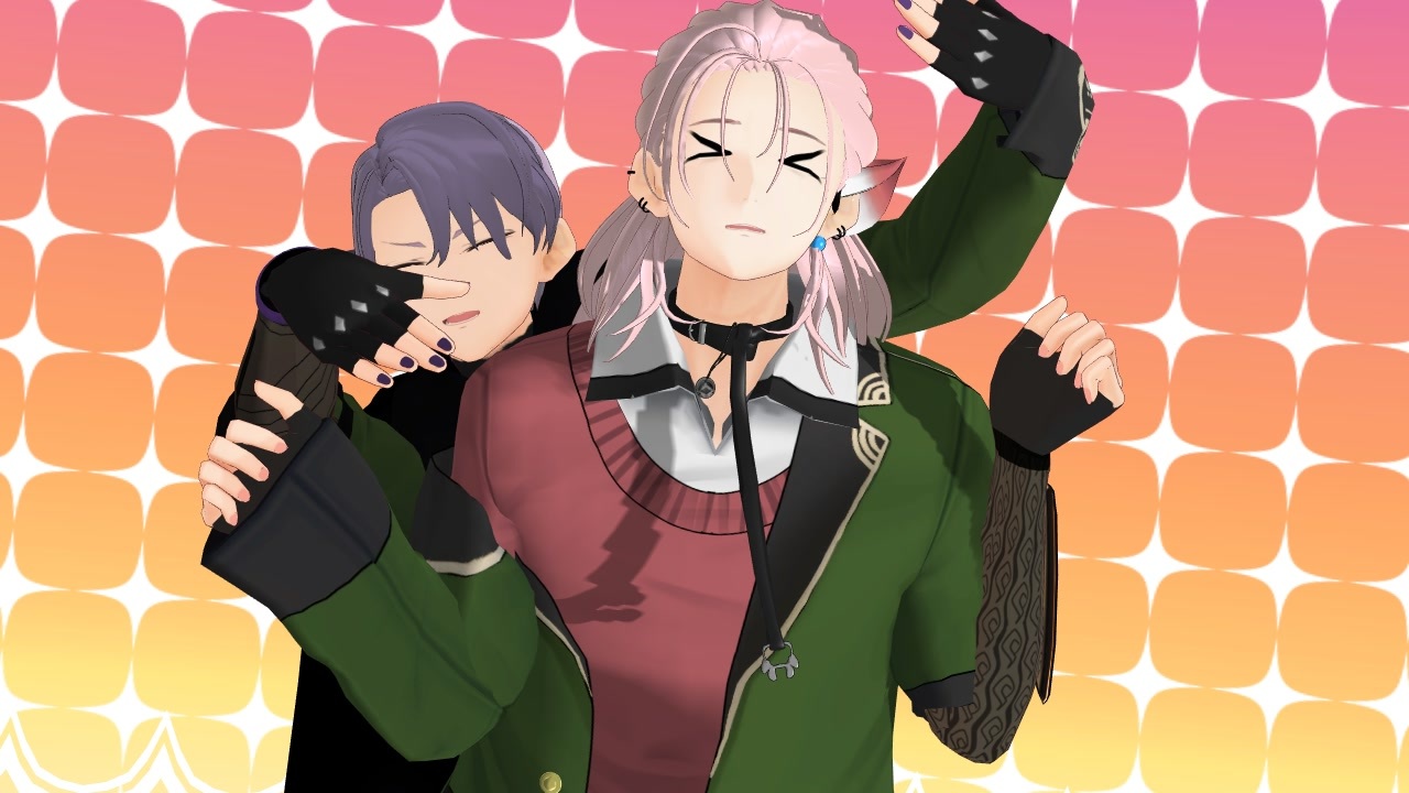 MMD刀剣乱舞】五月雨江と村雲江でポジティブ☆ダンスタイム