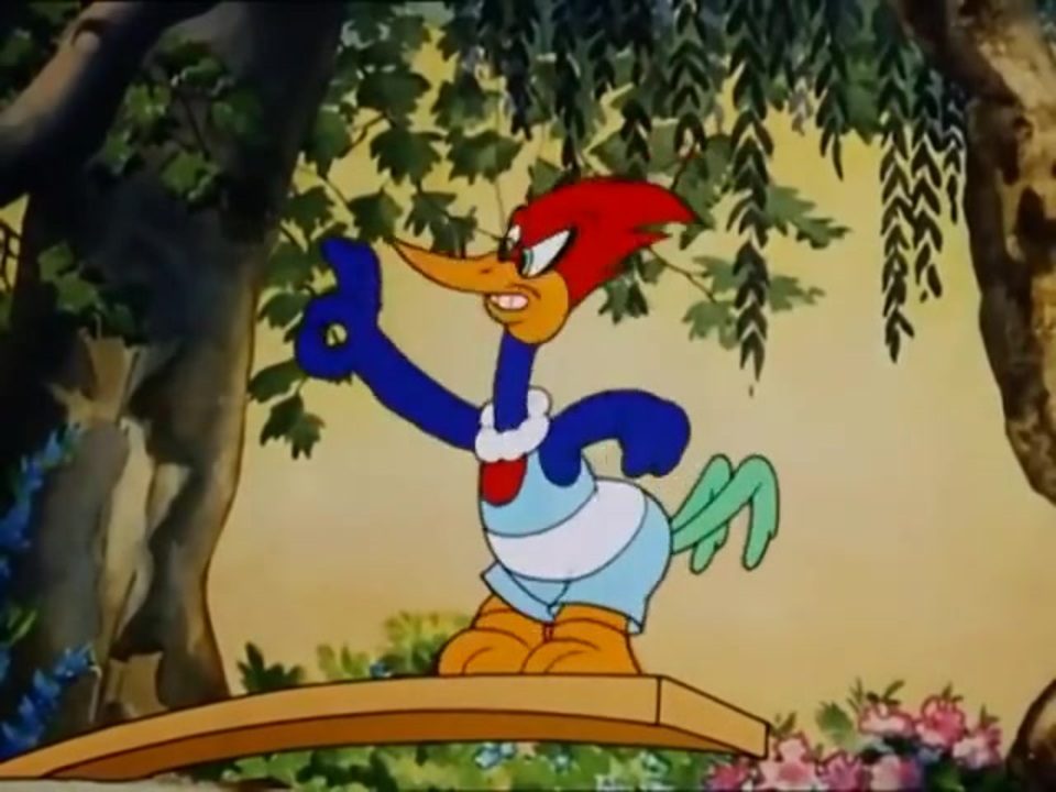 ウッディー・ウッドペッカー ウィニー・ウッドペッカー パネル インテリア ウッディー・ウッドペッカー ウィニー・ウッドペッカー パネル