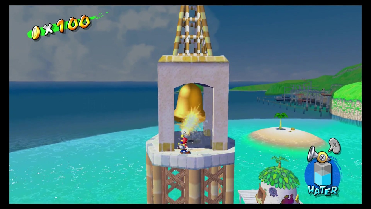 [shine57-58]マリオの夏休み！スーパーマリオサンシャイン実況プレイ56 ドルピックタウン100枚コインと教会の鐘