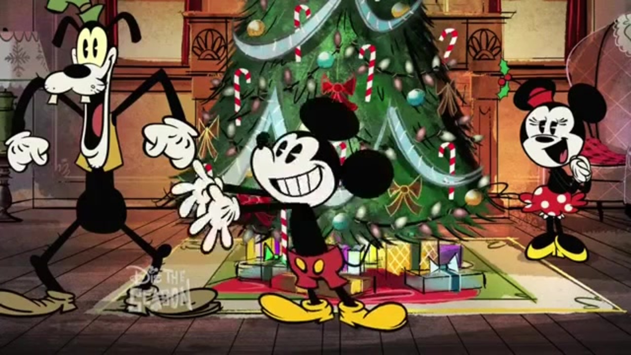 クリスマスの雰囲気を演出するハンドペイントのミッキー像。 511YJTQK35L._UF350,350_QL50_.jpg