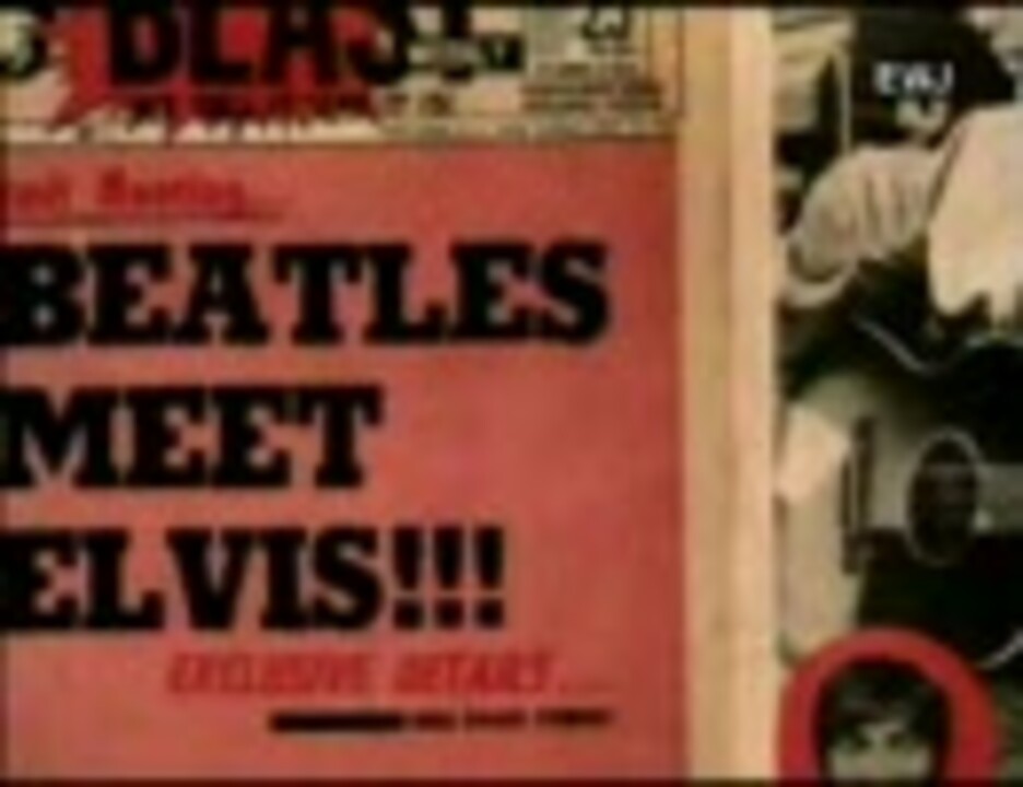 Beatles meet Elvis Presley