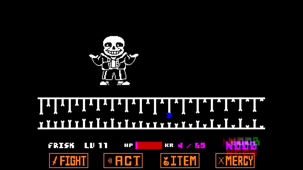 Undertale Hard Mode Sans Fight【自作】 - ニコニコ動画