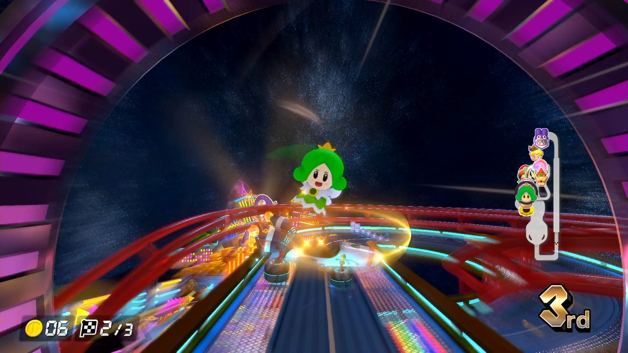マリオカート8デラックス】 ようせい姫とDSレトロコース 【MK8DX