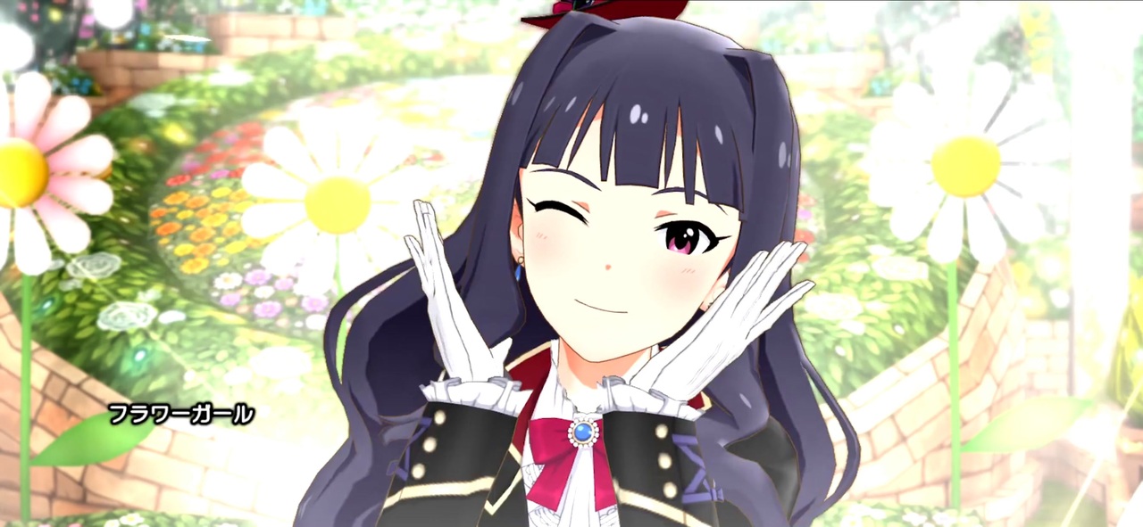 ミリシタ】四条貴音 フラワーガール【黒髪SSR】 - ニコニコ動画