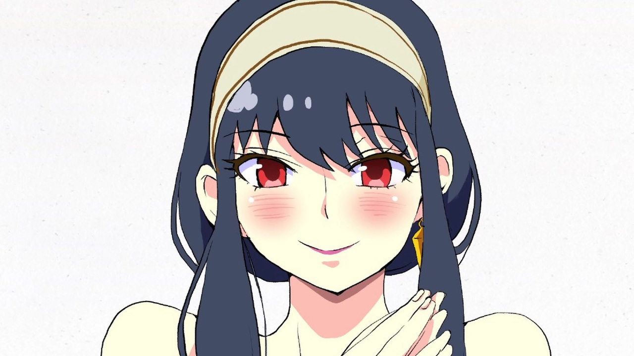 手描きイラスト スパイファミリー ヨル