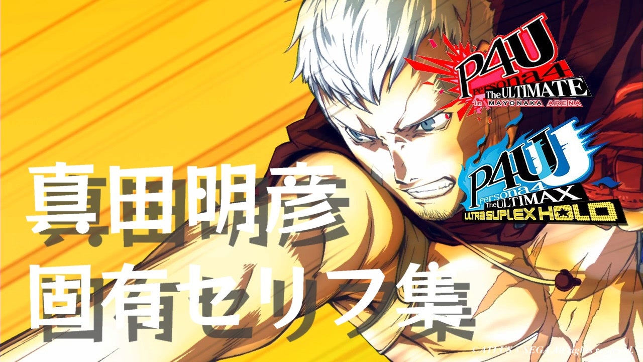 P4U2 DLC 真田明彦 2枚