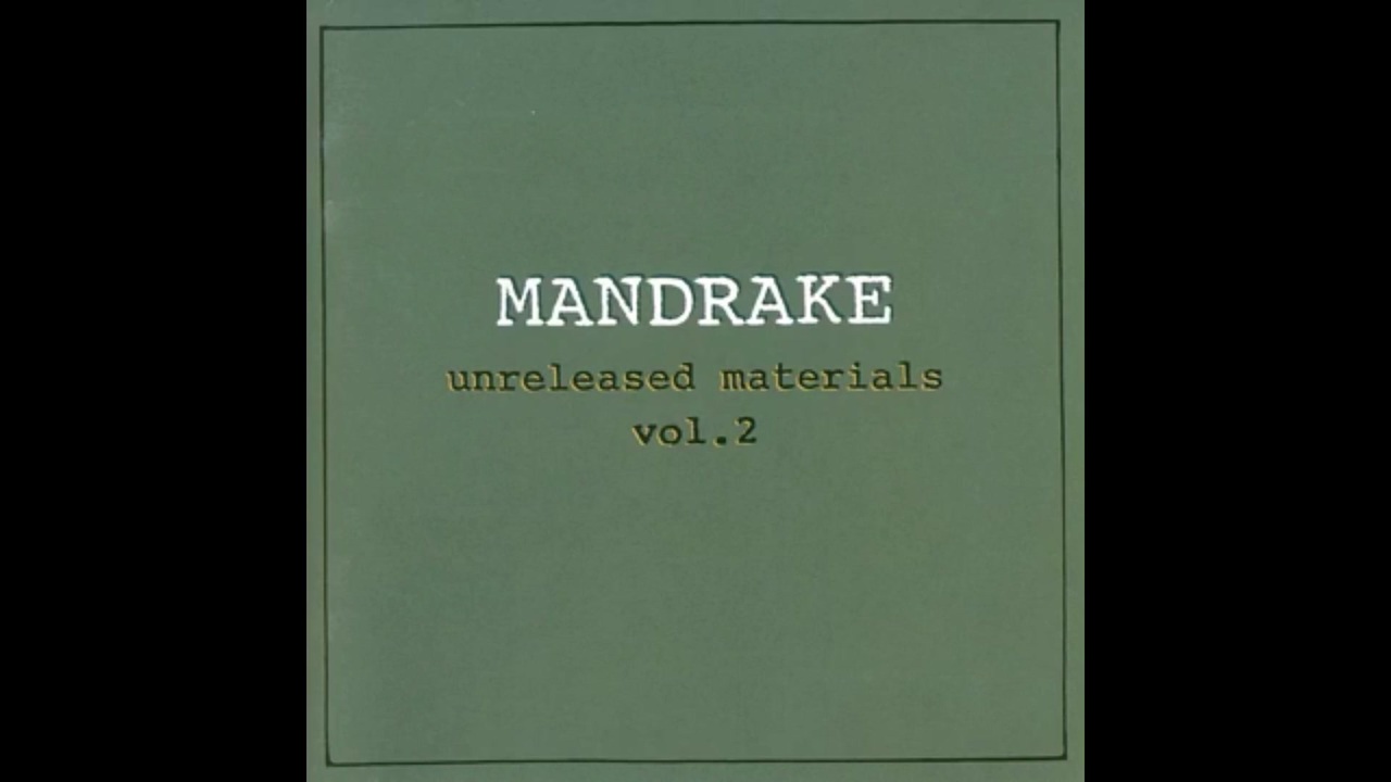MANDRAKE unreleased materials vol.1-2セット MANDRAKE unreleased materials vol.1-2セット