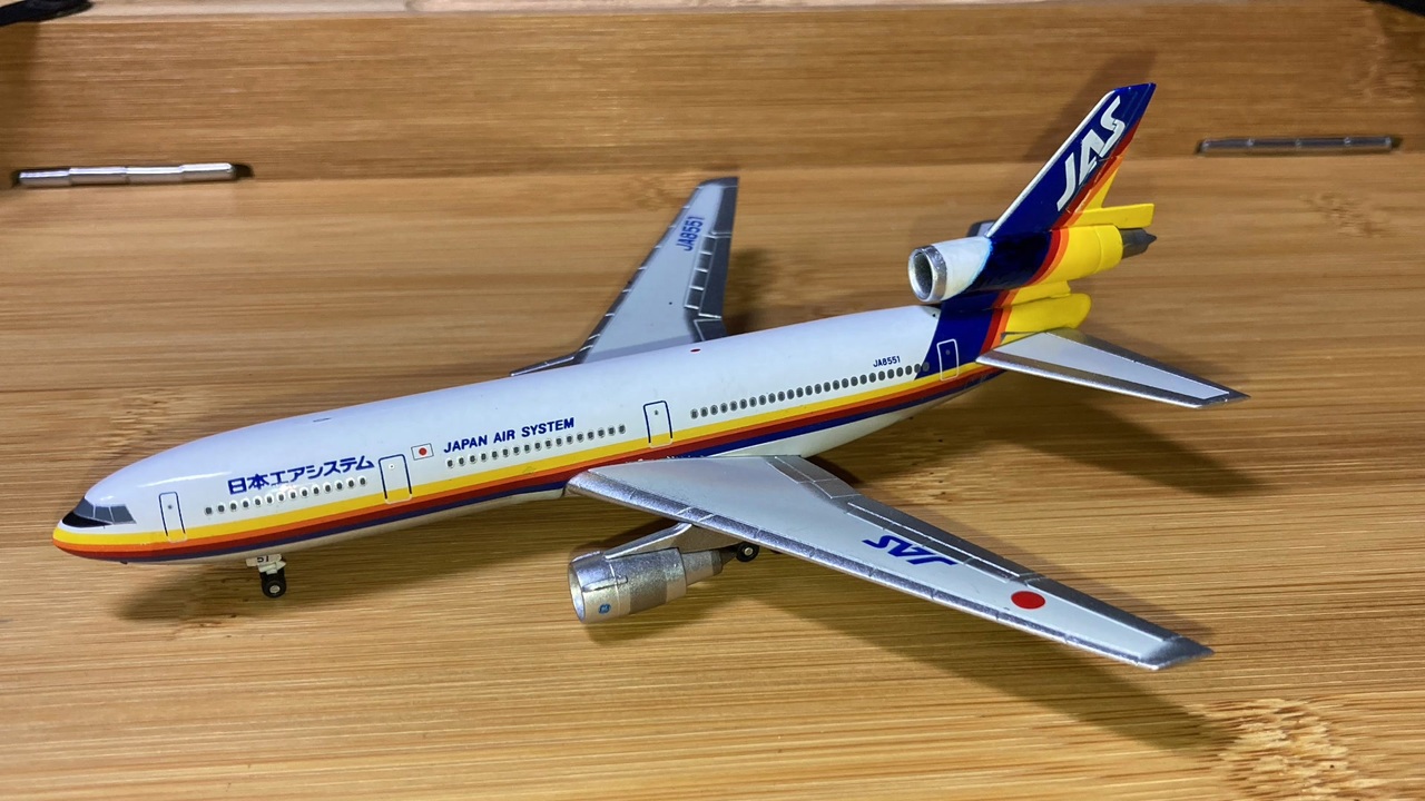 JAS 日本エアシステム DC10-30 ピーターパン JA8551 1/200（JAS