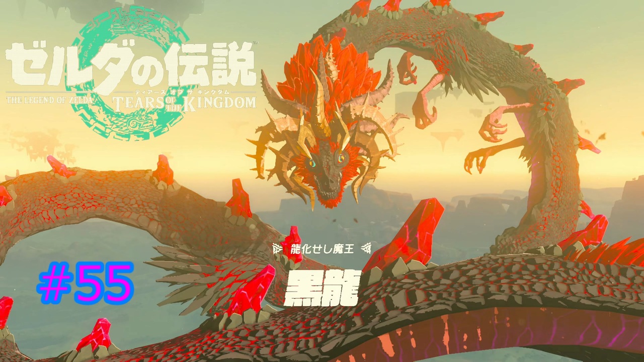 ゼルダの伝説 ティアキン #55 黒龍 魔王ガノンドロフ ラスボス2
