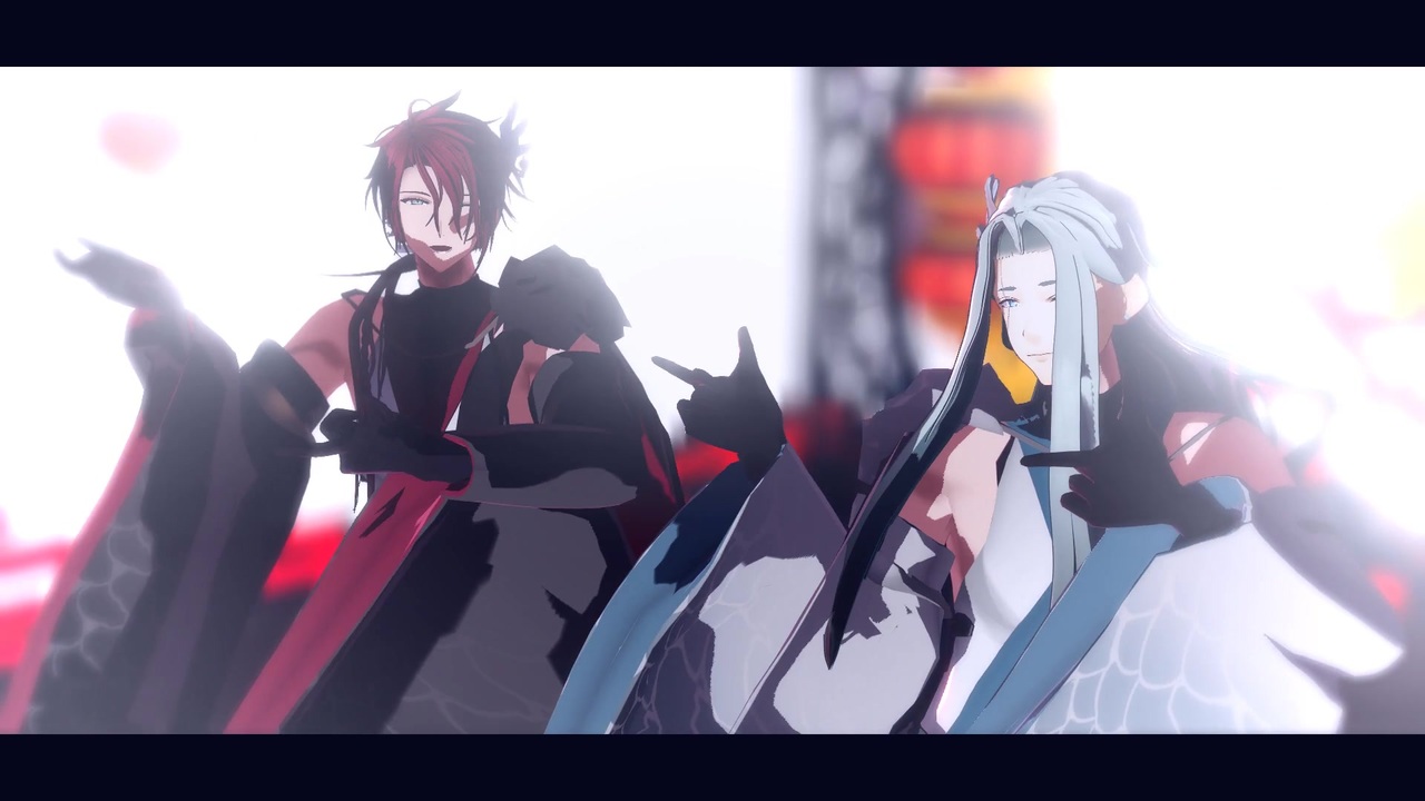 MMD刀剣乱舞】後家兼光と姫鶴一文字で愛包ダンスホール【衣装モデル