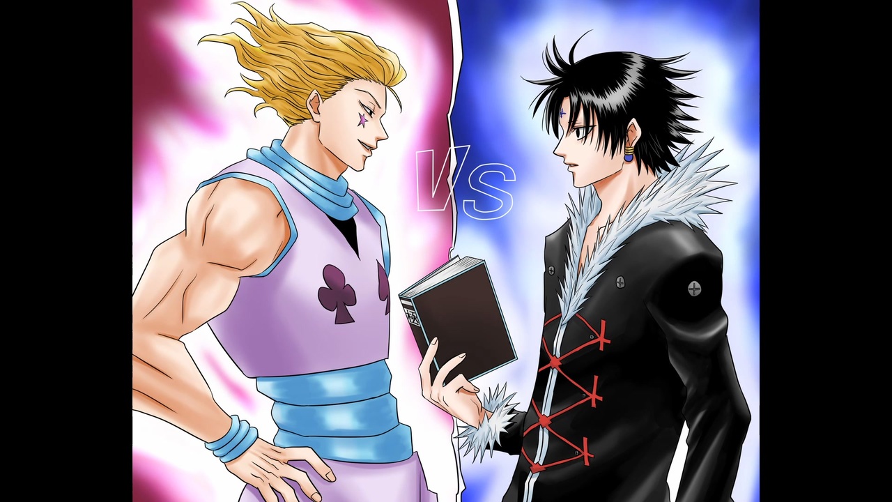 ハンター×ハンター】クロロVSヒソカ描いてみた【イラスト