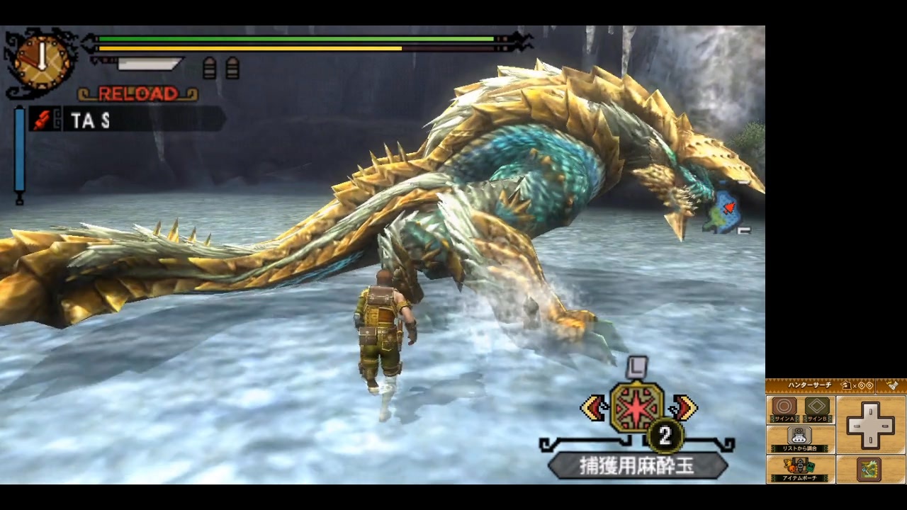 じみに MH3G TAS モンスターハンター3(トライ)G 1時間41分51秒 Part4 - ニコニコ動画