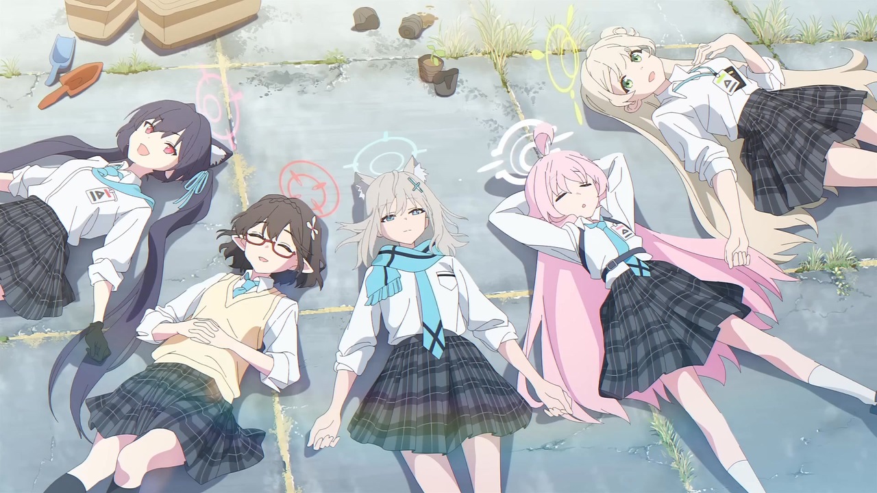 ブルーアーカイブ Tシャツ XLサイズ 漫画 アニメ 映画 ゲーム ブルアカ ブルーアーカイブ -Blue Archive-_(Mサイズ)_描き下ろしフル