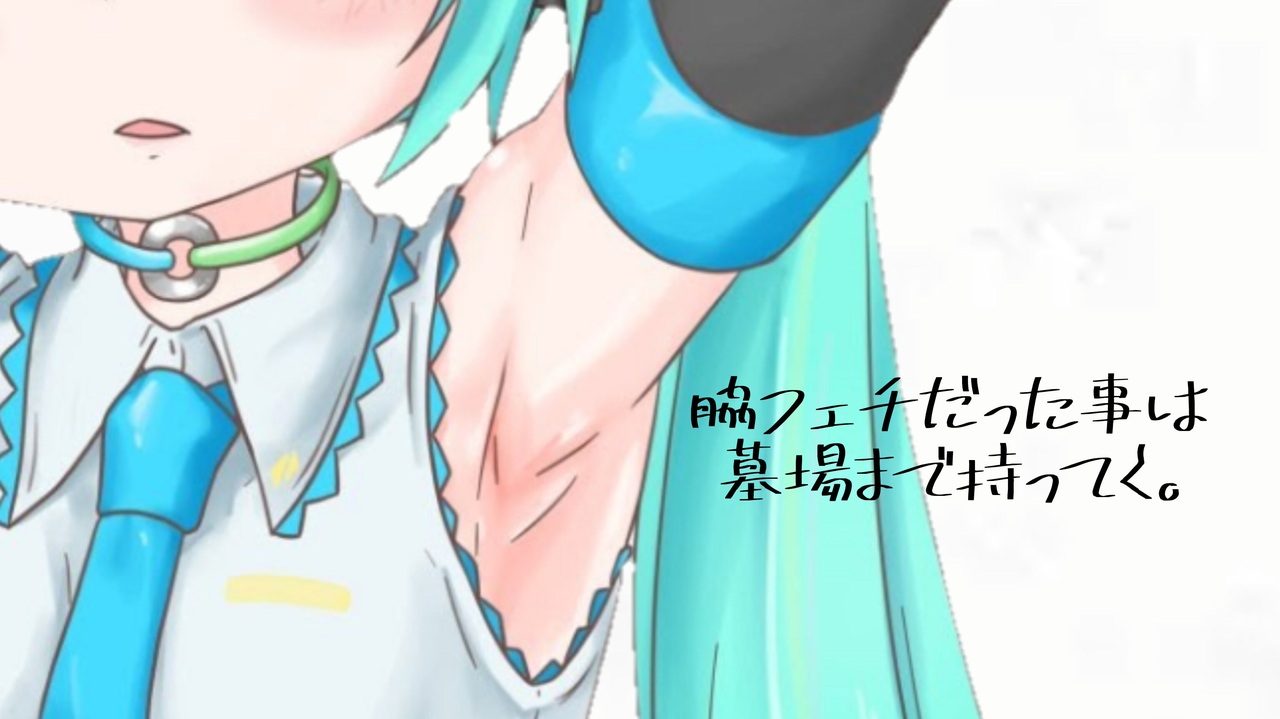 腋フェチ 初音ミク】脇フェチだった事は墓場まで持ってく。 - ニコニコ動画