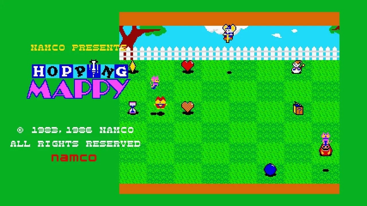MSX BASICでホッピングマッピーを作ってみた / HOPPING MAPPY for