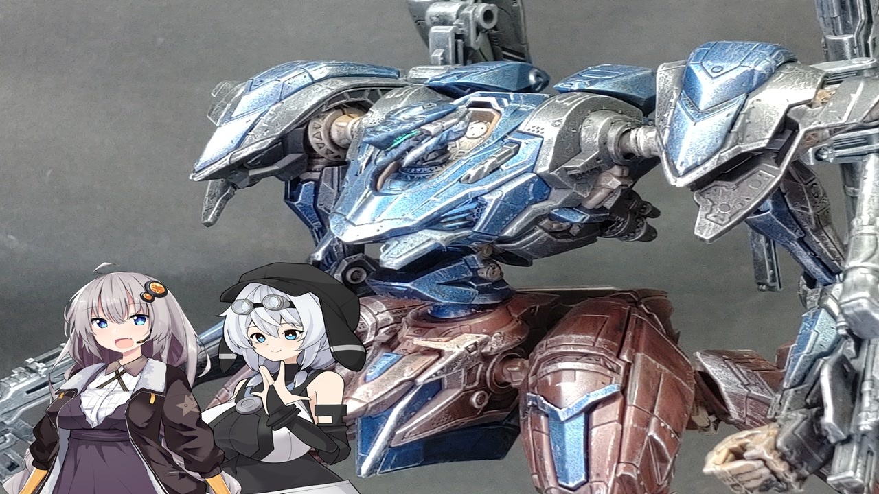 30mm アーマードコア6 スティールヘイズ　塗装済み完成品 30MM ARMORED CORE VI FIRES OF RUBICON SCHNEIDER NACHTREIHER