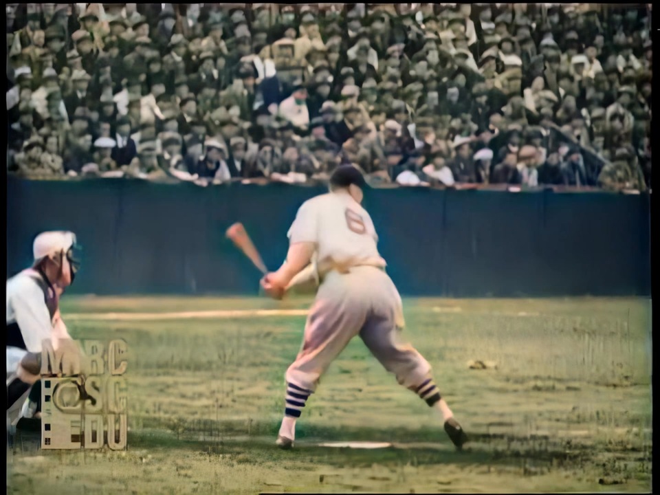 日米野球 ベーブ・ルースら米オールスター来日 1934年（昭和9年） AI